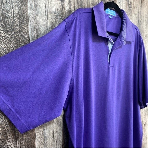 Fairway & Greene Performance- Purple Cotton Blend Golf Polo Shirt- Sz. XXL - Picture 2 of 7